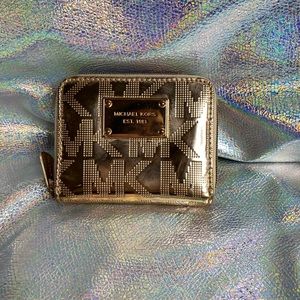 Michael Kors Rose Gold mirrored wallet
